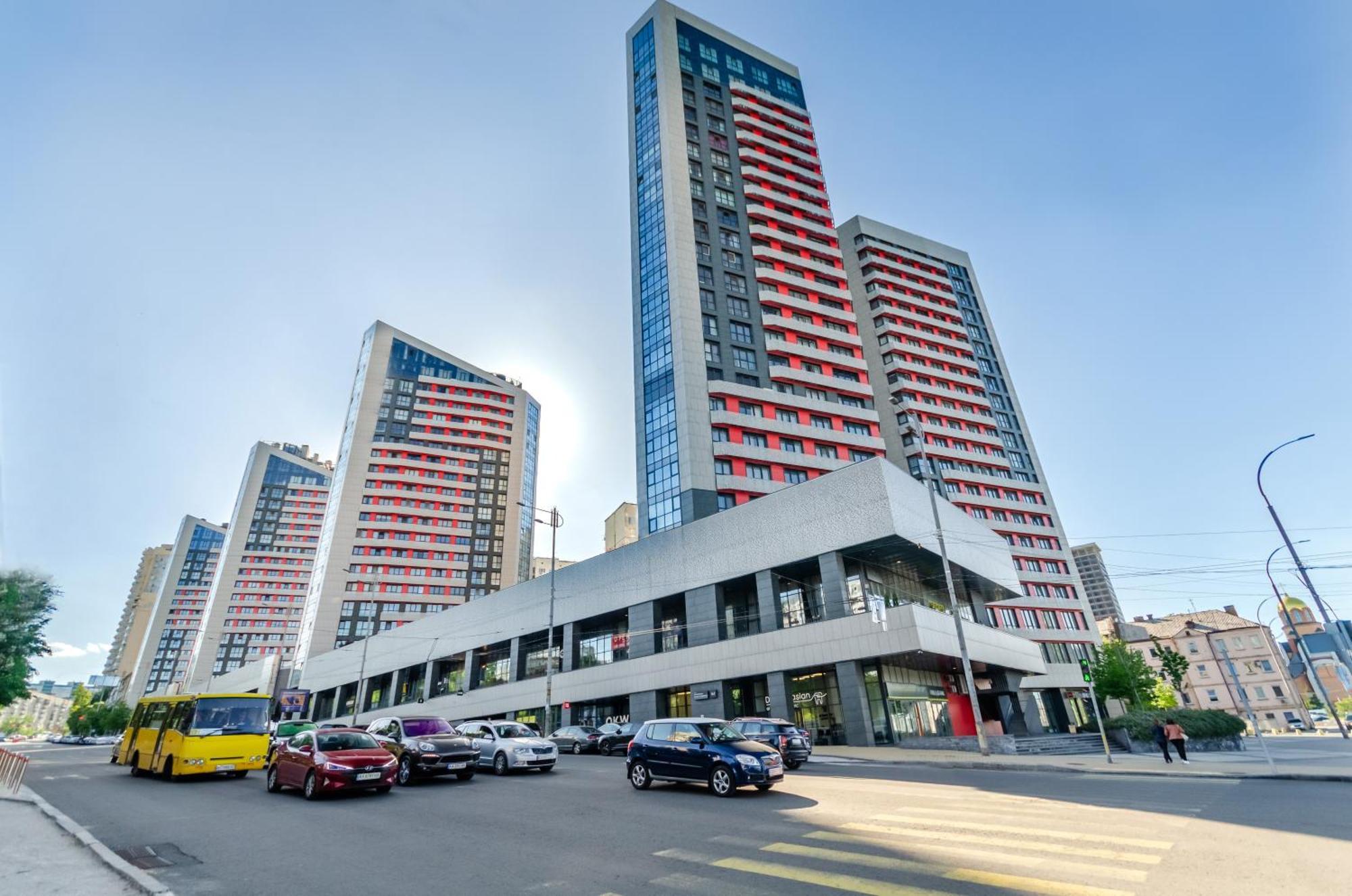 Petrovdom 234-241-86-96 In City View Apartments At Rc Kvartet,Near Central Railway Station キエフ エクステリア 写真